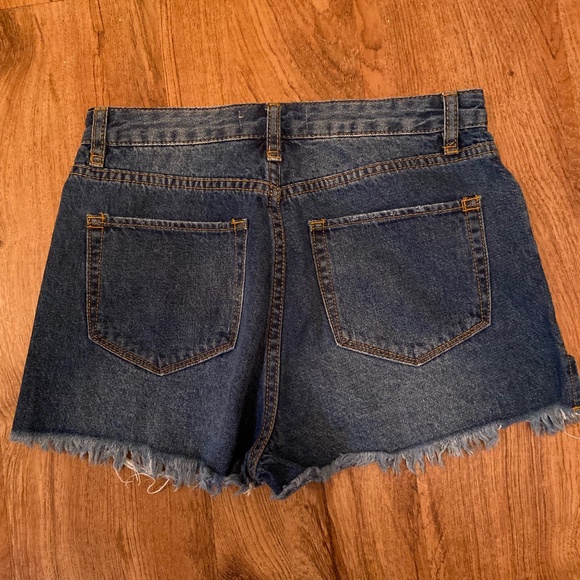 Streetwear Society Distressed Denim Shorts - Size 3 - Picture 2 of 2